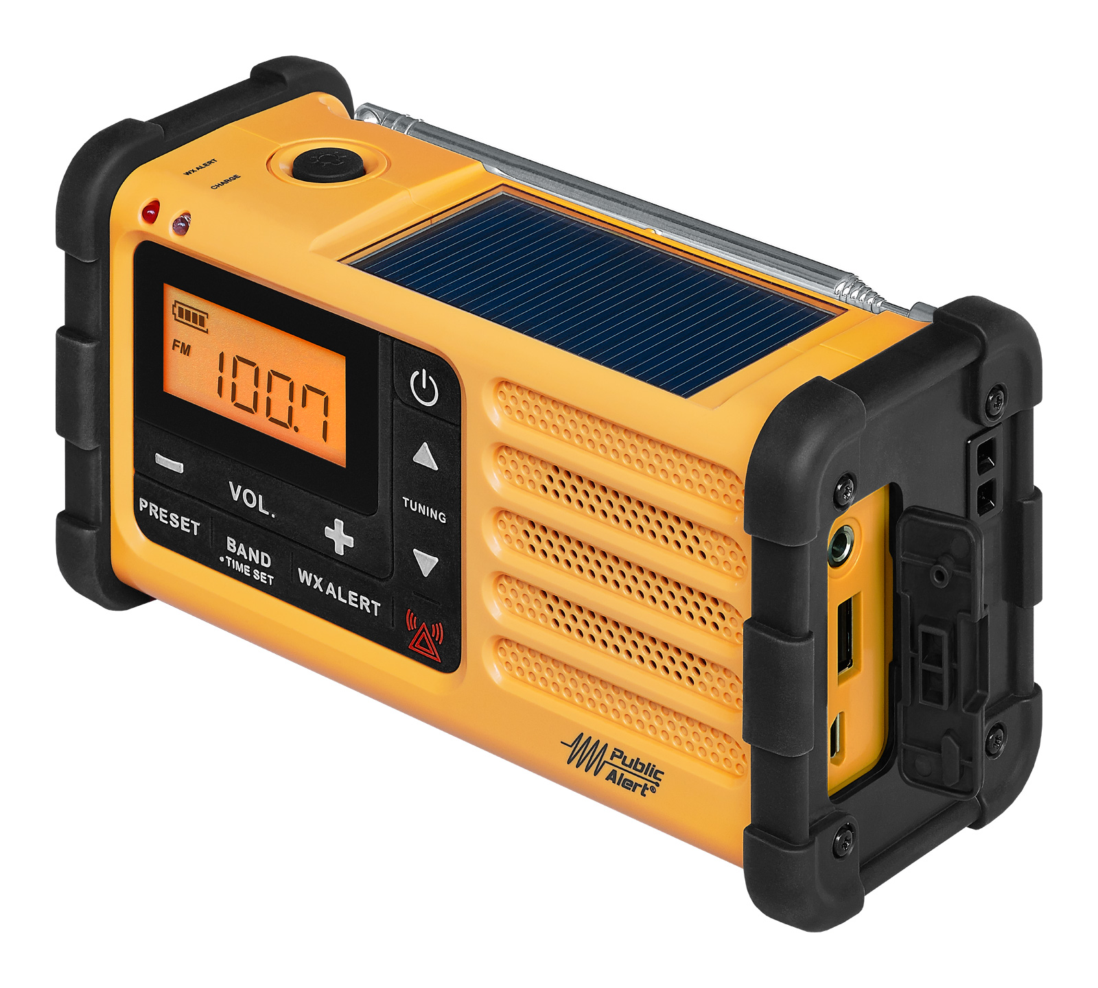 Radio d'urgence AM / FM / Alerte météo solaire et manivelle MMR-88 - MMR-88 - Sangean