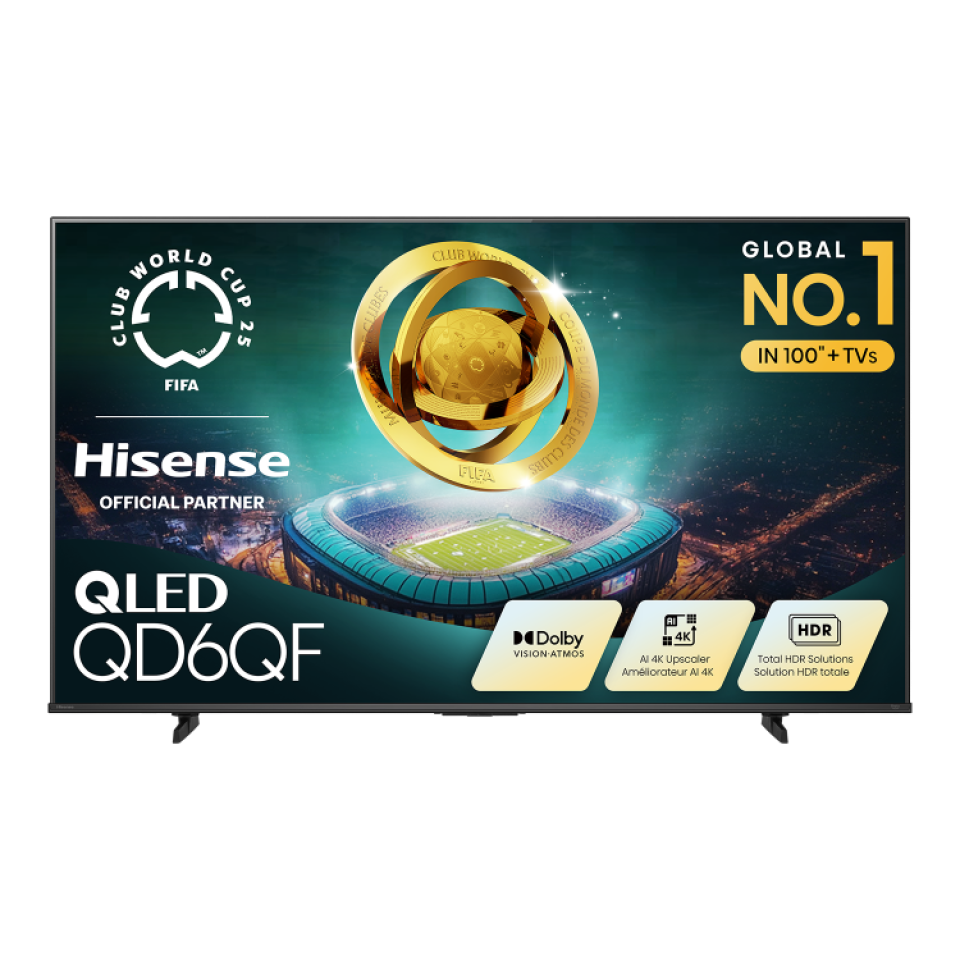 Téléviseur QLED 4K UHD 60Hz avec Fire TV intégré - 85QD6QF - Hisense